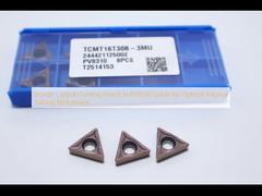 Inserções de torneamento de carburo de bronze de grau PV8310 para um desempenho de torneamento interno ótimo