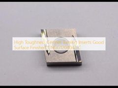 Alta dureza Cermet girando inserções boa superfície finalizada CNGG120404L-C