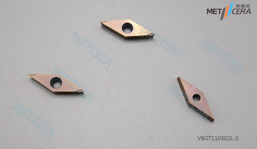 Ferramentas de corte de torneamento de carburo CNC de aço inoxidável Mecânica fina de cabeça esquerda de corte Ferramenta de torneamento interna VBGT110302