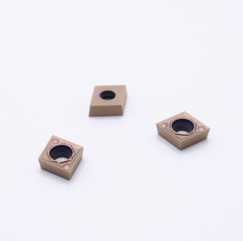 CCMT060202-1HQ PV2310 Ferramenta de corte de cermet Insere material de bronze HRA92.5 Dureza Superfície lisa