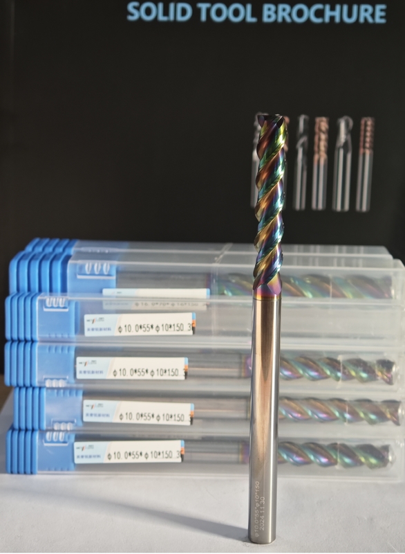 MAE PLUS Φ10x55x10Dx150mm Máquina de carburo de comprimento super longo para usinagem de metais não ferrosos