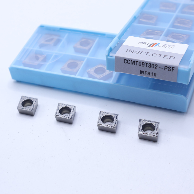 Insertos de torneamento de carburo CCMT09T302, Ferramenta de torneamento de carburo indexável, Ferramenta de torneamento de torneamento CNC Ferramenta de inserção para usinagem de aço e torneamento de metais