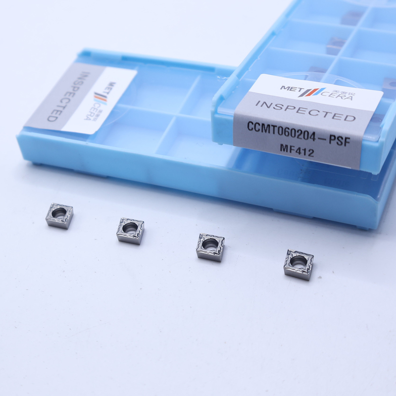 CCMT060204 Torno CNC inserção de torneamento de carburo indexável, inserção de carburo para aço, liga, quebra-chips de acabamento para torneamento interno