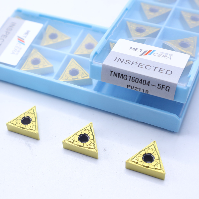 MC2010/PV2110/PV2310 TNMG160404 TNMG160408 inserções de torneamento CNC inserções de torneamento Cermet para máquina CNC em 5FG chip breaker