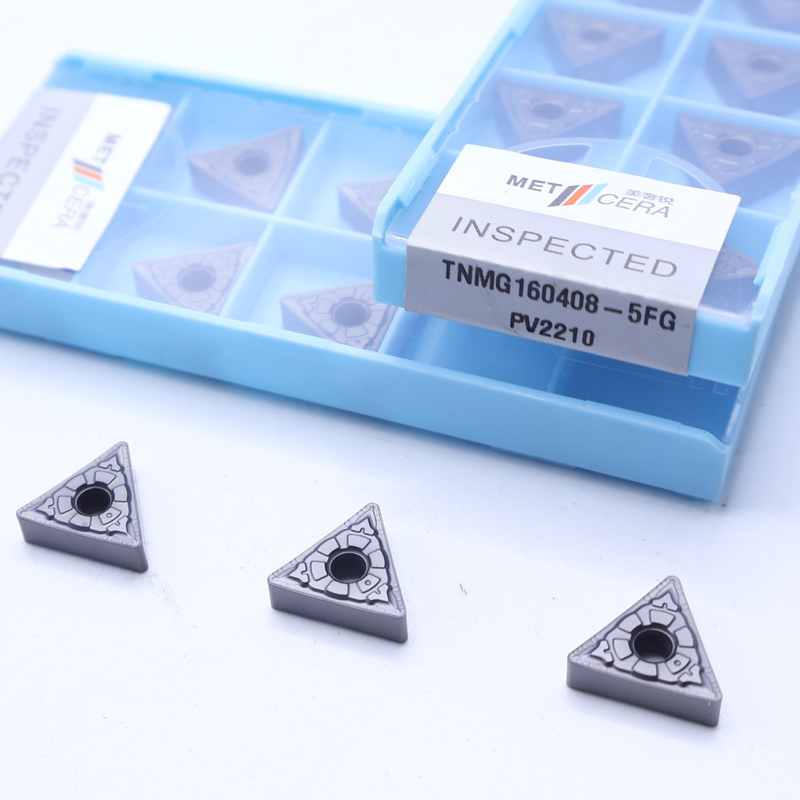MC2010/PV2110/PV2310 TNMG160404 TNMG160408 inserções de torneamento CNC inserções de torneamento Cermet para máquina CNC em 5FG chip breaker