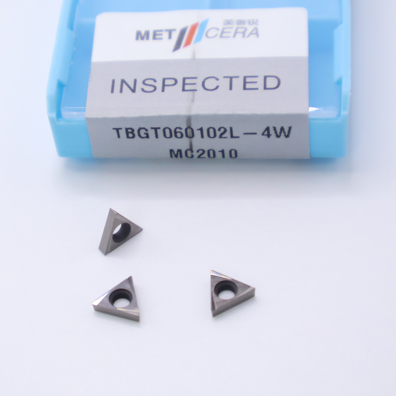 MC2010/PV2110 Insertos de torneamento CNC de grau Cermet com inserções de acabamento e disjuntor de chips de 4W