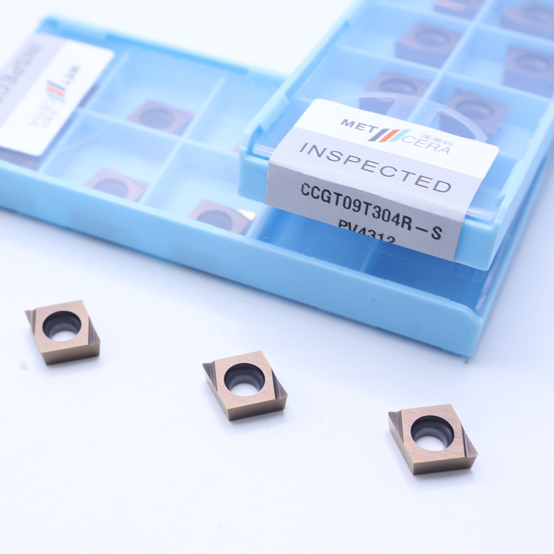 CCGT04 CCGT06 CCGT09 Carbide Turning Inserts, Carbide CNC Turning Inserts em S Chip Breaker