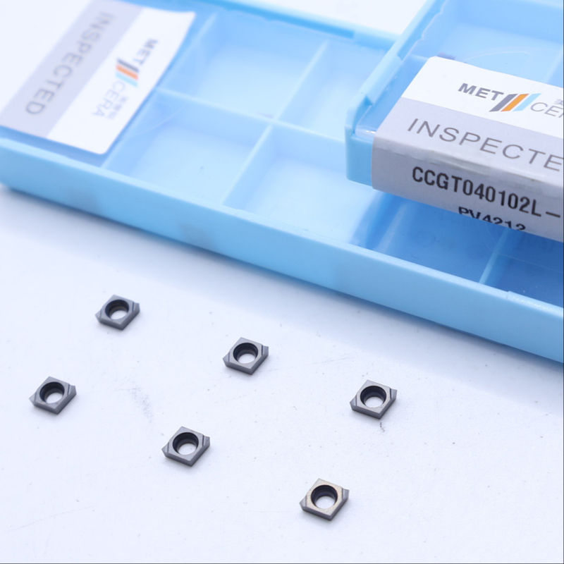 CCGT04 CCGT06 CCGT09 Carbide Turning Inserts, Carbide CNC Turning Inserts em S Chip Breaker