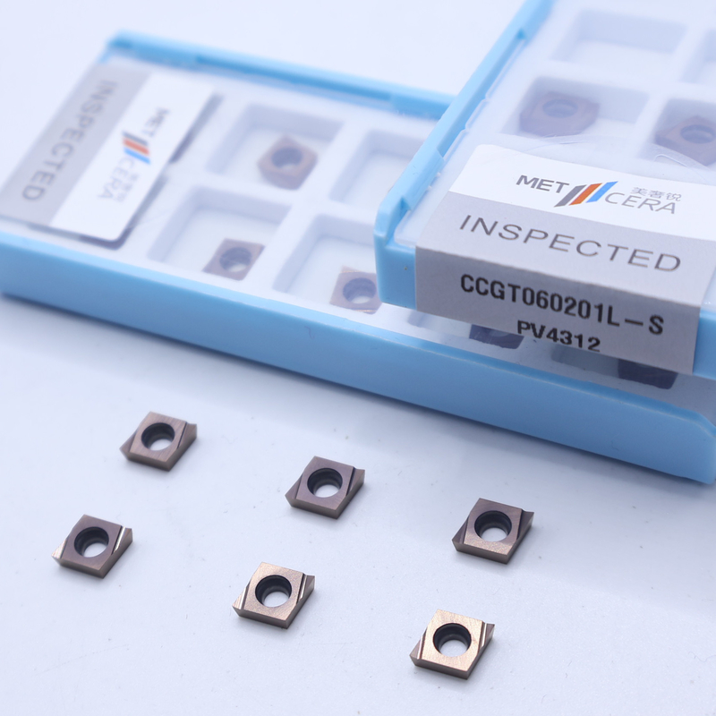 CCGT04 CCGT06 CCGT09 Carbide Turning Inserts, Carbide CNC Turning Inserts em S Chip Breaker