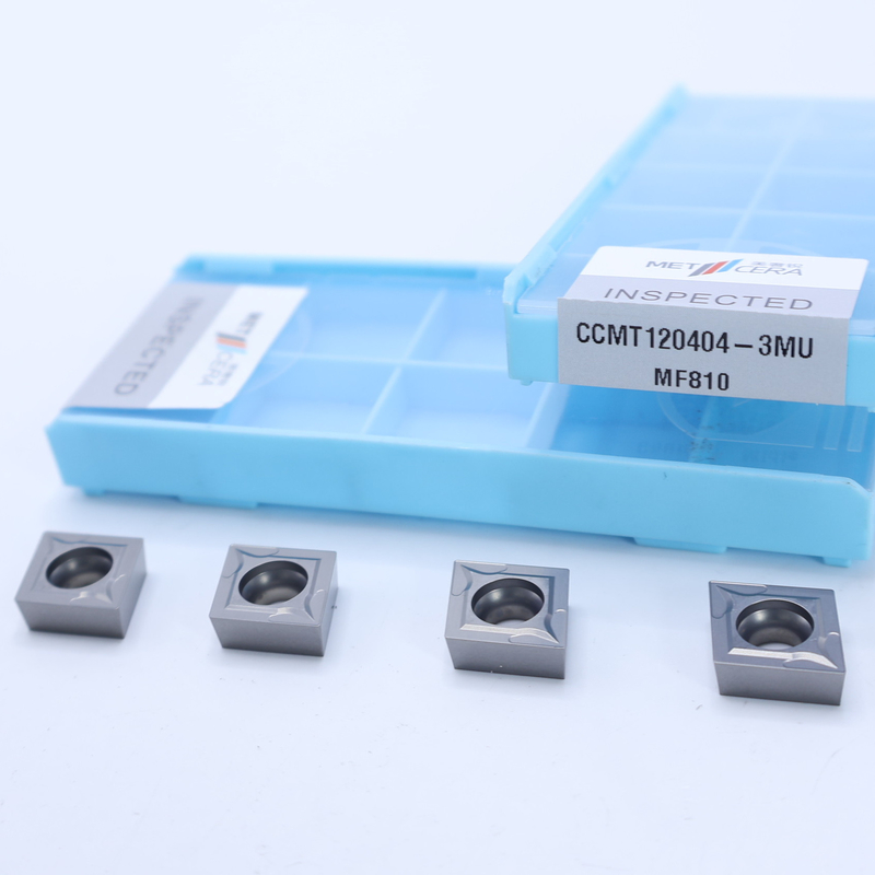 CCMT06 CCMT09 CCMT12 Carbide Turning Insert Positive Insert com 3MU Dureza do quebra-chips semiacabado HRA91.8