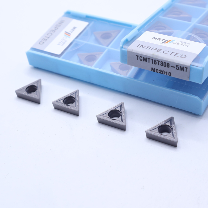 TCMT11 TCMT16 inserções de torneamento CNC positivas com 5MT de quebra-chips semiacabados, inserção de torneamento Cermet