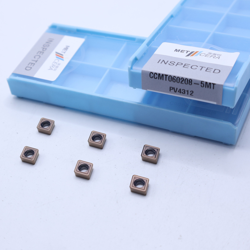 CCMT06 CCMT09 Carbide Turning Insert com 5MT Chipbreaker para aço, aço ligado,aço inoxidável