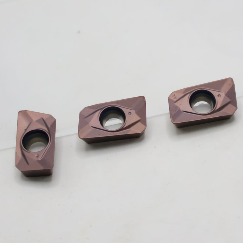 Conjunto de Insertos de Fresagem de Carboneto, Insertos de Fresagem de Alto Desempenho Para Aço Inoxidável e Ligas Duras APMT1604PDER-FM