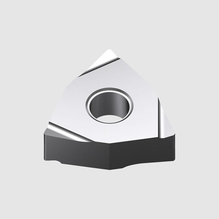 Revestimento PVD de acabamento fino CNC inserção de cermet para usinagem de aço inserção de torneamento WNGG080404R-S
